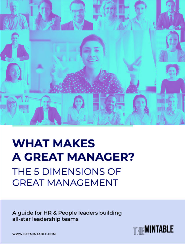 The Mintable ebook - What Makes a Great Manager cover